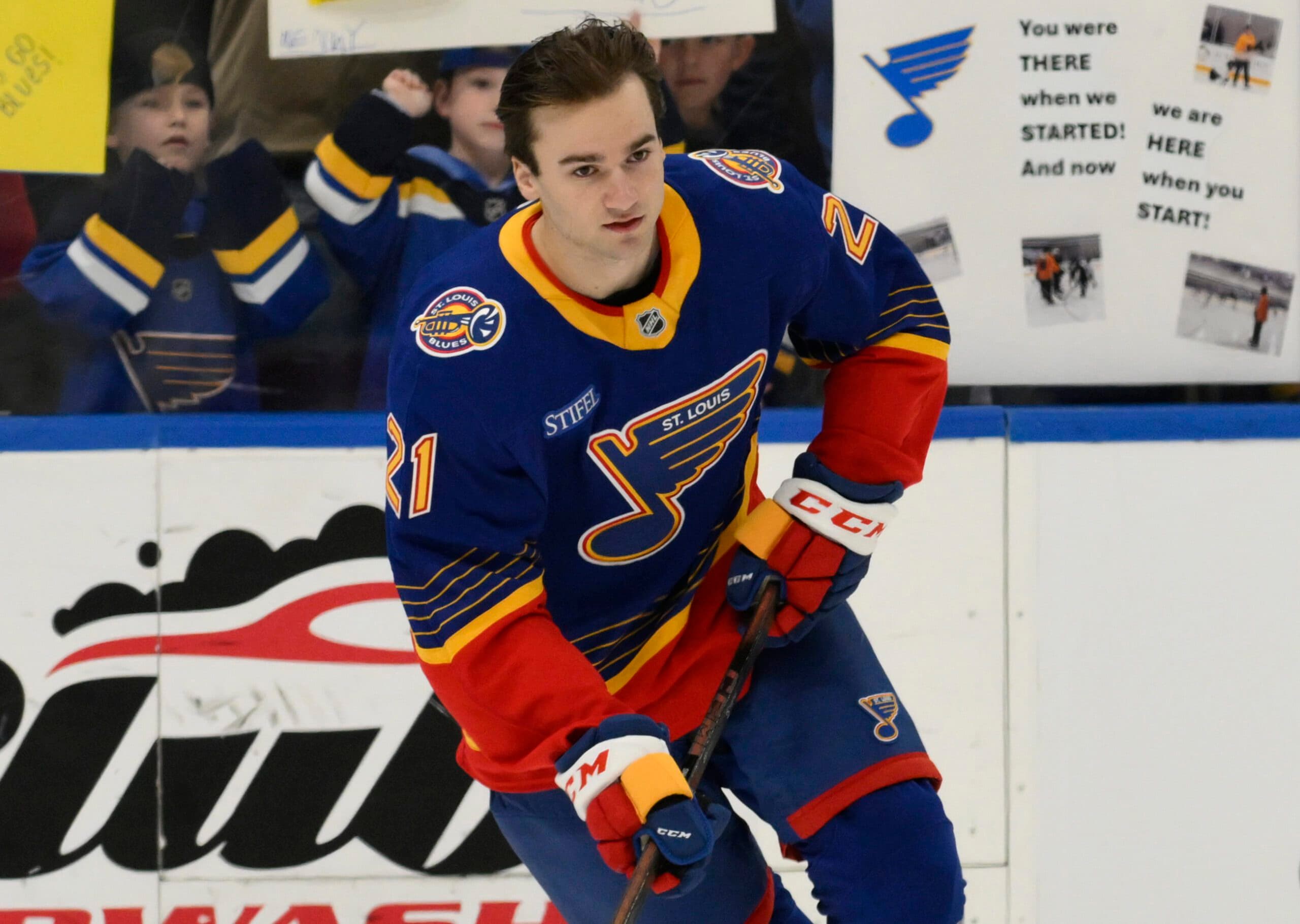 Jimmy Snuggerud is giving the Blues another offensive weapon
